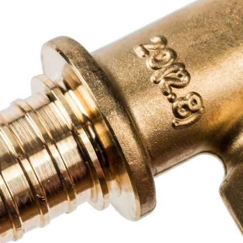 Тройник-переходник с внутренней резьбой STOUT 20xR 3/4 для труб из сшитого полиэтилена аксиальный