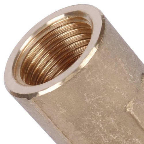 Угольник настенный с длинным нарезным патрубком STOUT 16-Rp 1/2