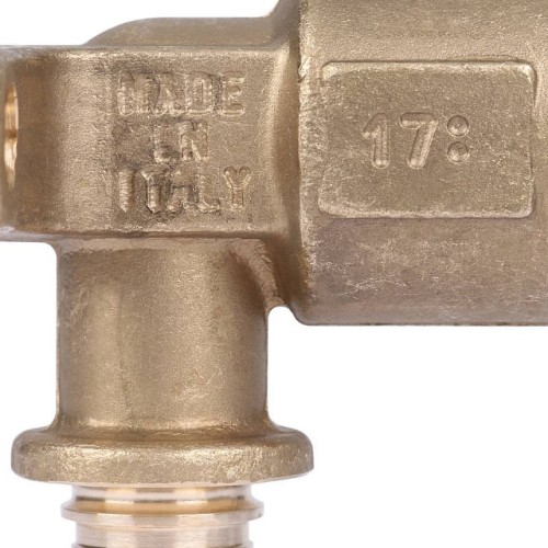 Угольник настенный с длинным нарезным патрубком STOUT 16-Rp 1/2