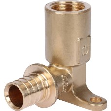 Угольник настенный с длинным нарезным патрубком STOUT 20-Rp 1/2