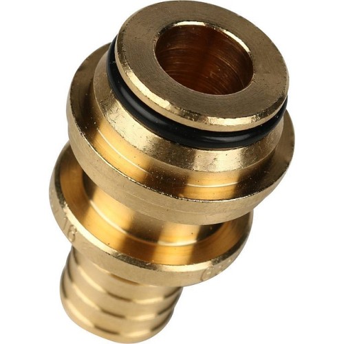 Переходник с накидной гайкой (евроконус) STOUT 16xG 3/4 для труб из сшитого полиэтилена аксиальный