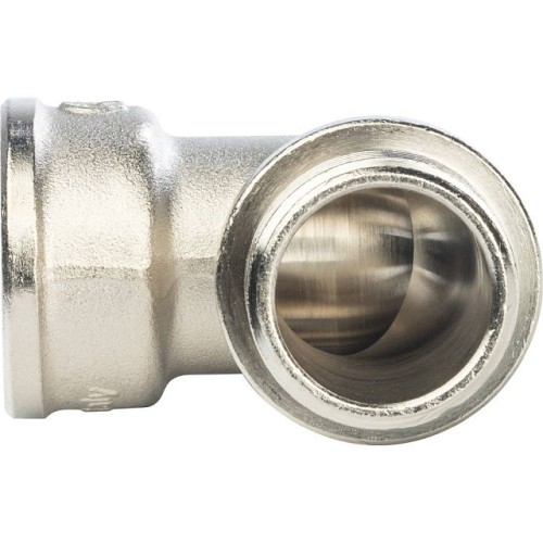 Угольник никелированный STOUT НВ 1  с упором