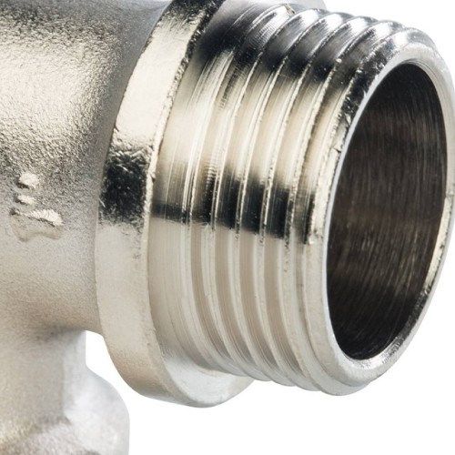 Угольник никелированный STOUT НВ 1  с упором