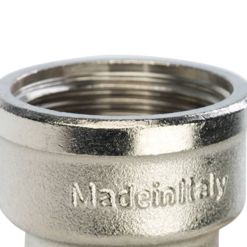 Угольник никелированный STOUT НВ 1  с упором