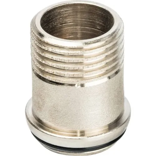 Разъемное соединение STOUT американка ВН 1/2 никелированное, уплотнение под гайкой o-ring кольцо