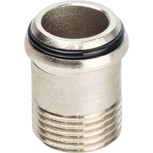 Разъемное соединение STOUT американка ВН 1/2 никелированное, уплотнение под гайкой o-ring кольцо