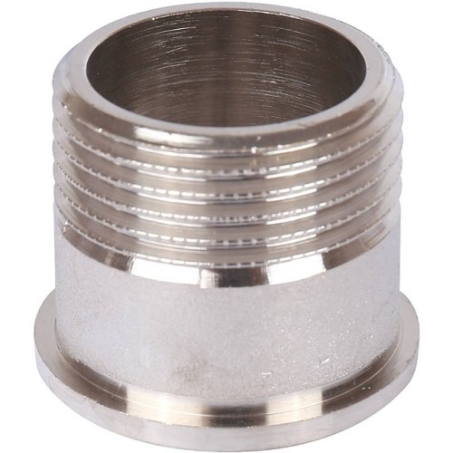 Разъемное соединение STOUT американка ВН 1 никелированное, уплотнение под гайкой по плоскости