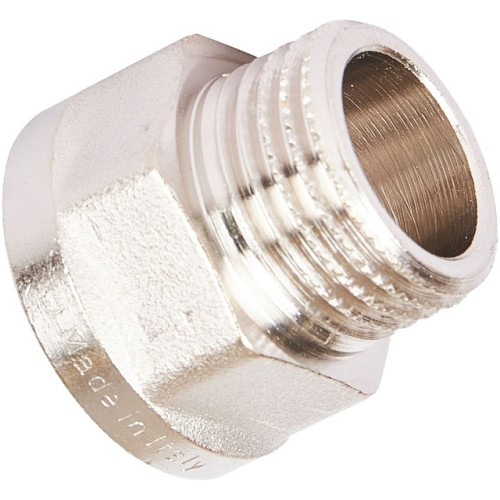 Переходник STOUT под ключ ВН никелированный 1/2 x1/2