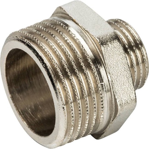 Ниппель НН STOUT переходной никелированный 1 X1/2