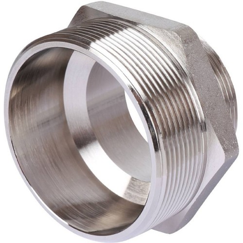 Ниппель НН STOUT переходной никелированный 2 1/2X2