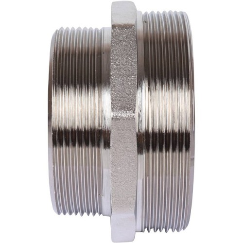 Ниппель НН STOUT переходной никелированный 3 X2 1/2