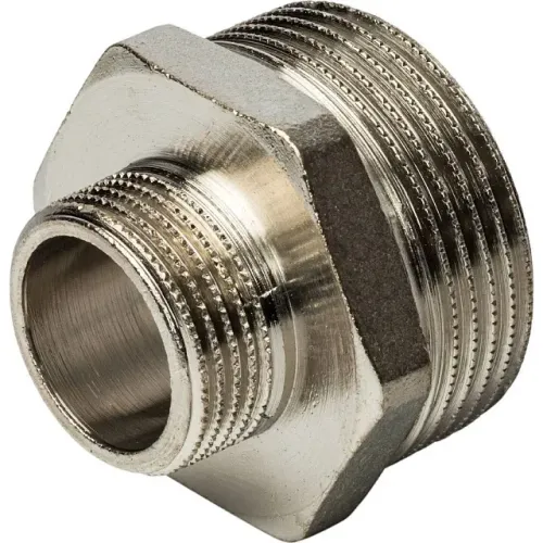 Ниппель НН STOUT переходной никелированный 1 1/4X3/4