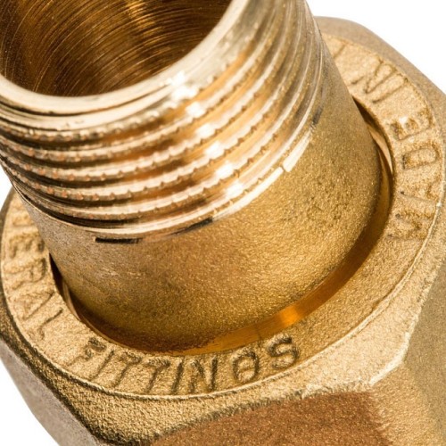 Разъемное соединение STOUT американка ВН 1/2 уплотнение под гайкой по плоскости