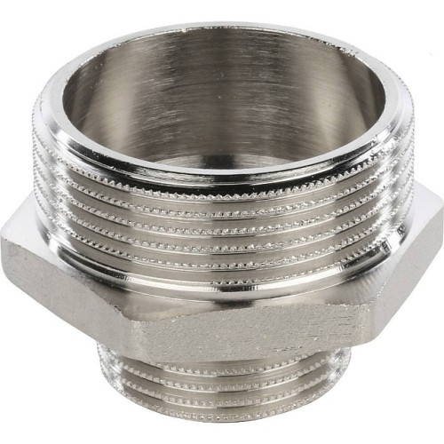 Ниппель НН STOUT переходной никелированный 1 1/2X1