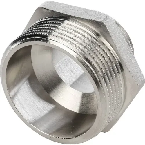 Ниппель НН STOUT переходной никелированный 1 1/2X1