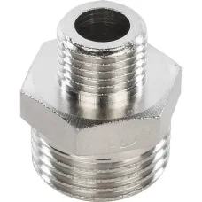 Ниппель НН STOUT переходной никелированный 1/2X1/4