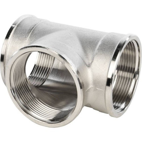 Тройник STOUT ВВ никелированный 2