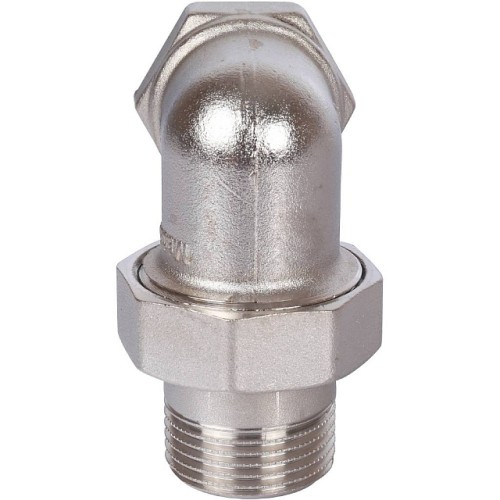 Разъемное угловое соединение STOUT американка ВН, никелированное 1