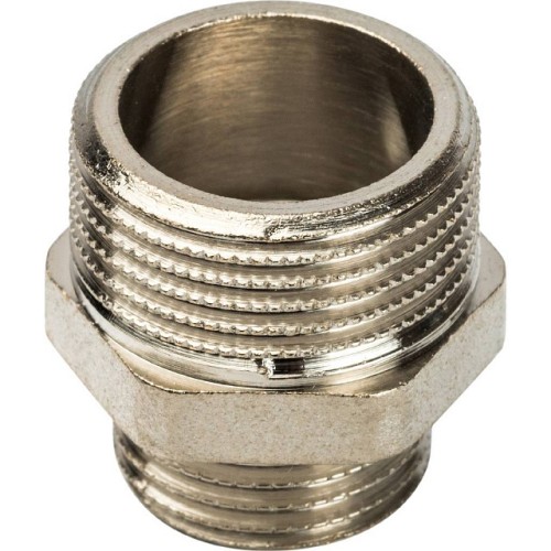 Ниппель НН STOUT переходной никелированный 3/4X1/2