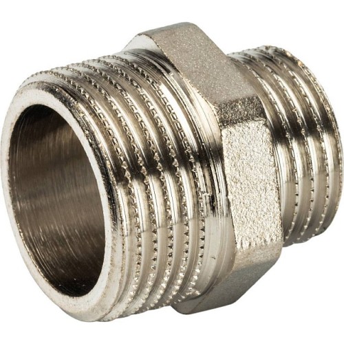 Ниппель НН STOUT переходной никелированный 3/4X1/2