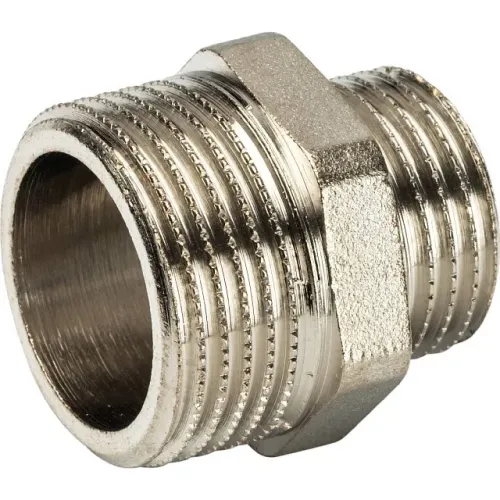 Ниппель НН STOUT переходной никелированный 3/4X1/2