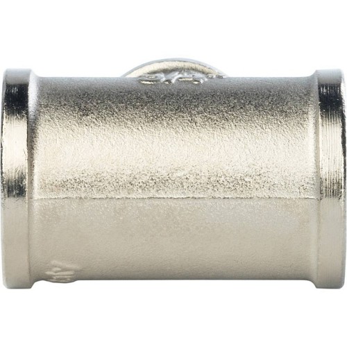 Тройник STOUT ВВ переходной никелированный 3/4X1/2X3/4