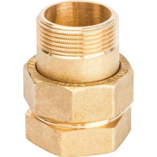 Разъемное соединение STOUT американка ВН 1 1/4 уплотнение под гайкой по плоскости