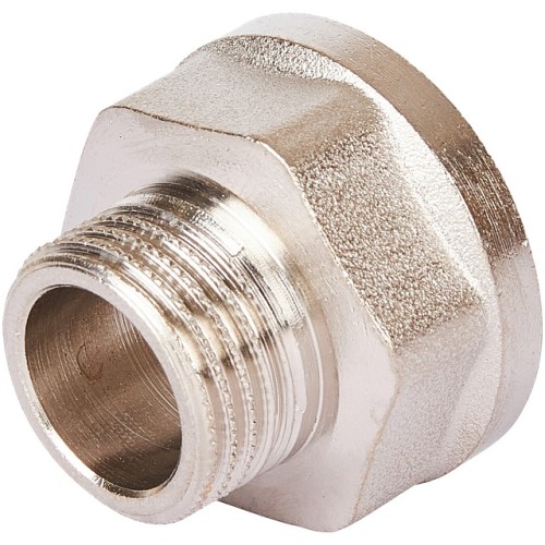 Переходник STOUT под ключ ВН никелированный 3/4 x1/2
