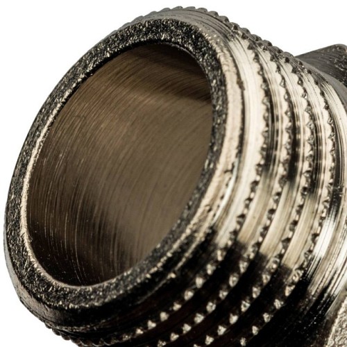 Ниппель НН STOUT переходной никелированный 1/2X3/8
