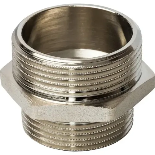 Ниппель НН STOUT переходной никелированный 1 1/2X1 1/4