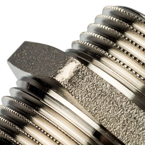 Ниппель НН STOUT переходной никелированный 1 1/2X1 1/4