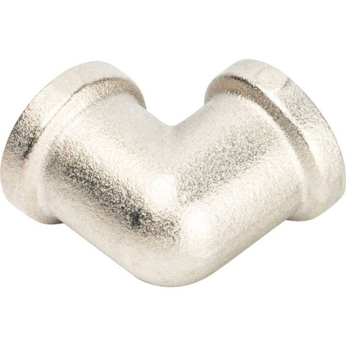 Угольник STOUT ВВ никелированный 1/4