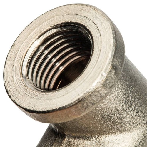 Угольник STOUT ВВ никелированный 1/4