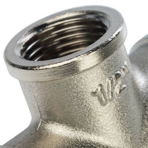 Тройник STOUT ВВ никелированный 1/2