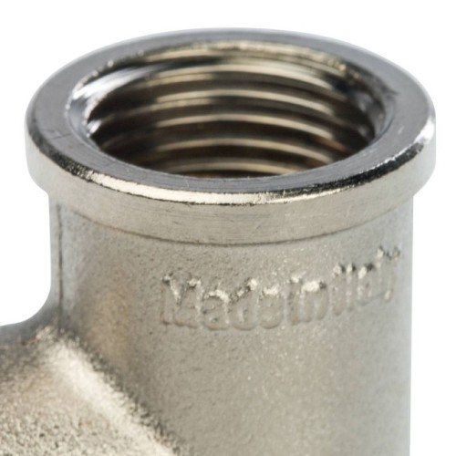 Тройник STOUT ВВ никелированный 1/2