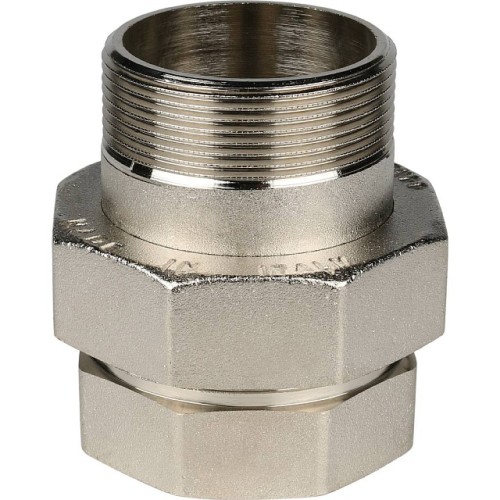 Разъемное соединение STOUT американка ВН никелированное, уплотнение под гайкой 2 o-ring кольцо