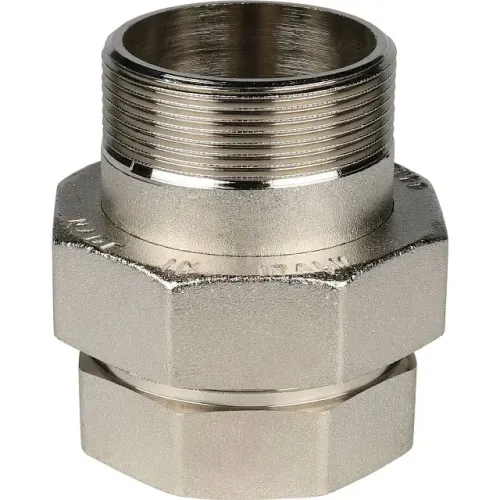 Разъемное соединение STOUT американка ВН никелированное, уплотнение под гайкой 2 o-ring кольцо