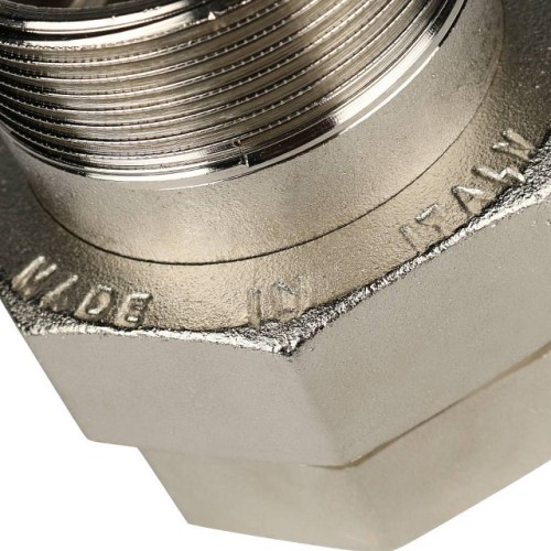 Разъемное соединение STOUT американка ВН никелированное, уплотнение под гайкой 2 o-ring кольцо