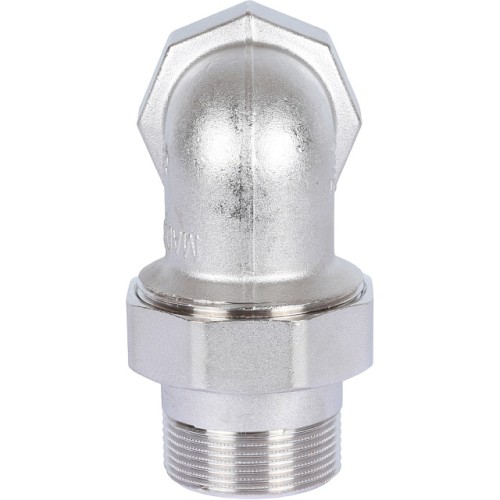 Разъемное угловое соединение STOUT американка ВН 1 1/4 уплотнение под гайкой o-ring кольцо, никелированное