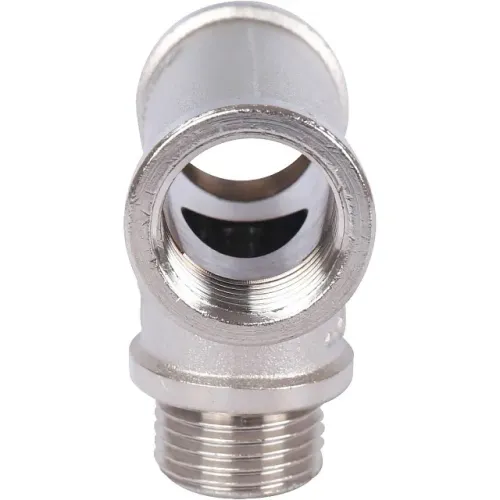 Тройник STOUT ВНВ никелированный 1/2 x1/2 x1/2