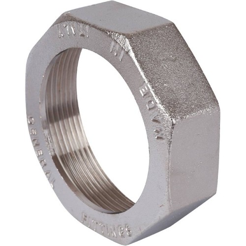 Разъемное соединение STOUT американка ВН 2 никелированное, уплотнение под гайкой по плоскости