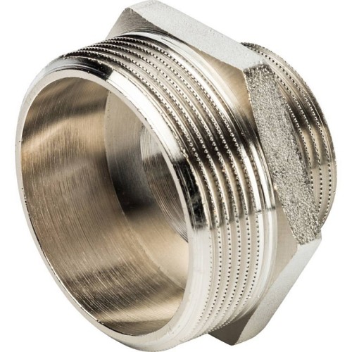 Ниппель НН STOUT переходной никелированный 2X1 1/4