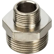 Ниппель НН STOUT переходной никелированный 3/4X3/8
