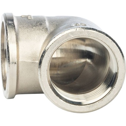 Угольник STOUT ВВ никелированный 1