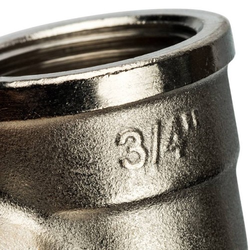 Угольник STOUT ВВ никелированный 3/4