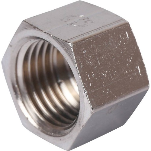 Заглушка STOUT ВР никелированная 1/4