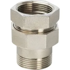 Разъемное соединение STOUT американка ВН никелированное, уплотнение под гайкой 1 1/2 o-ring кольцо