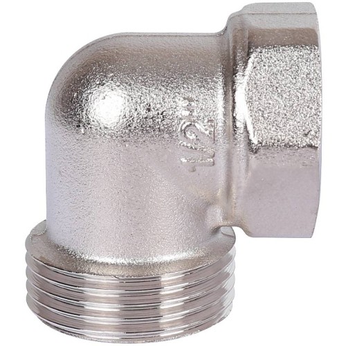 Разъемное угловое соединение STOUT американка ВН, никелированное 1/2