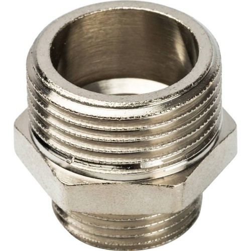 Ниппель НН STOUT переходной никелированный 1 X3/4