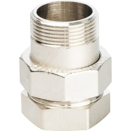 Разъемное соединение STOUT американка ВН никелированное, уплотнение под гайкой 1 1/4 o-ring кольцо